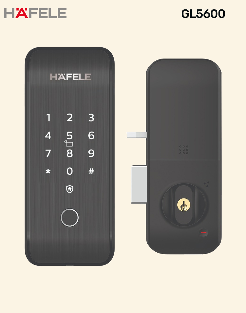 Hafele GL5600 Digital Gate Lock Hafele Gate Lock Singapore